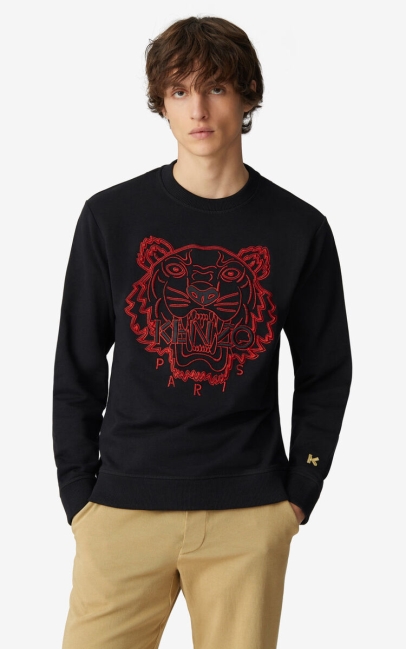 Kenzo tiger cheap sweatshirt white